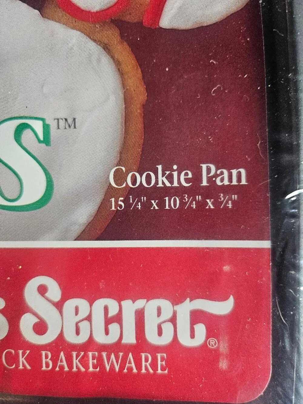 1990 Nestle's Toll House Ekco Bakery Secret Christmas Cookie Creations Pan